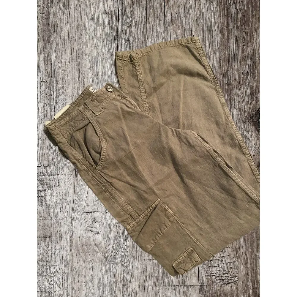 Zara cargo linen blend‎ women’s pants